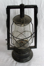 Antique Dietz Victor Kerosene Lantern – 1910–1939, Original Fitzall Globe, 13.5" Tall