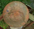 Vintage 1991 Raku Pottery Platter – Signed, Mexican Spice Colors, 19" Wall Hanging or Centerpiece