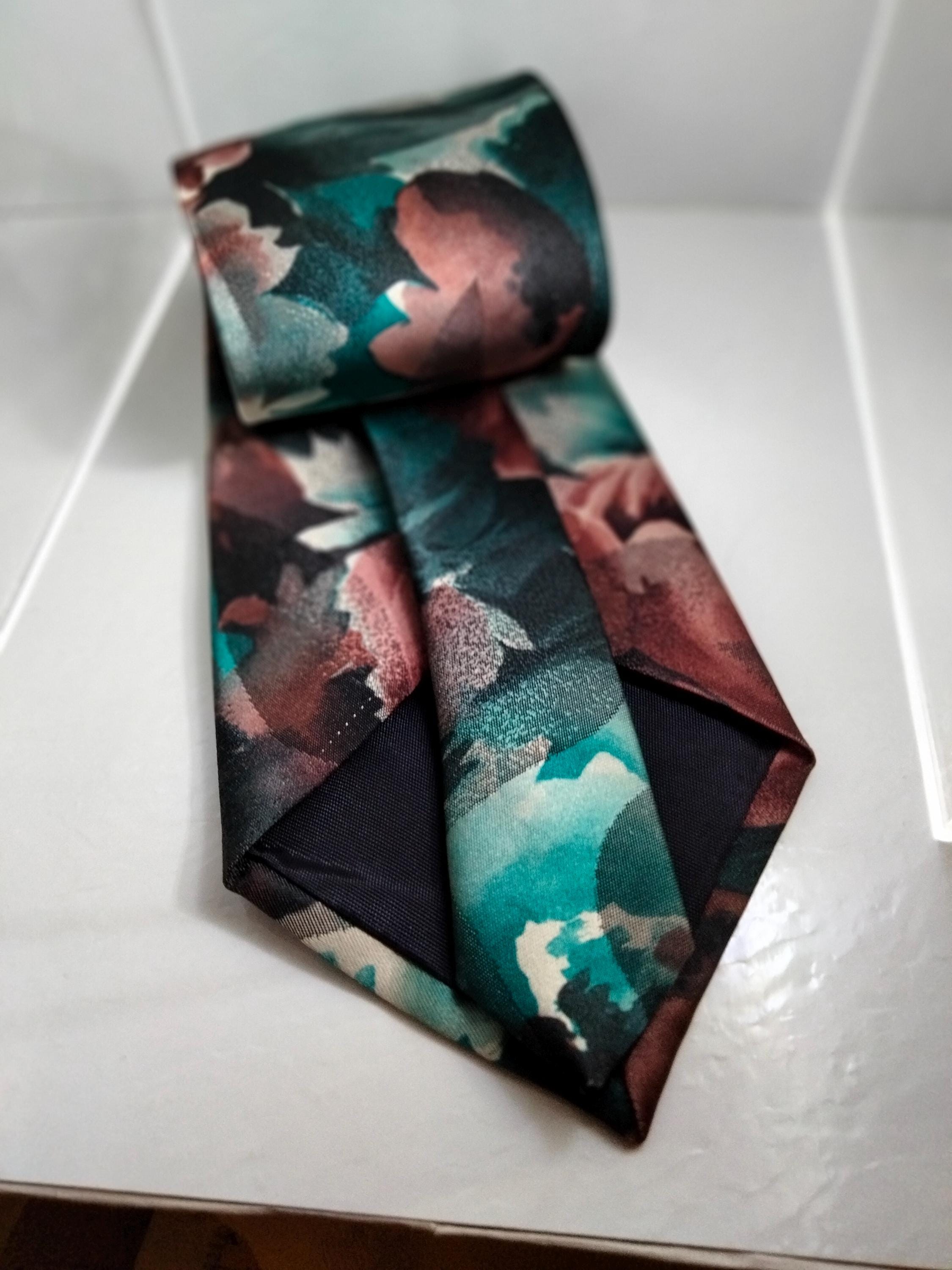 Oscar De La Renta Men's Necktie - Vintage, Designer, Made in USA