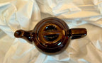 Vintage Hamilton Canada 1-Cup Teapot – Reddish Brown Glazed Ceramic, Like New