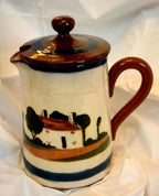 Vintage Watcombe Torquay Motto Ware Salt, Pepper & Creamer Set – Hand-Painted, Made in England