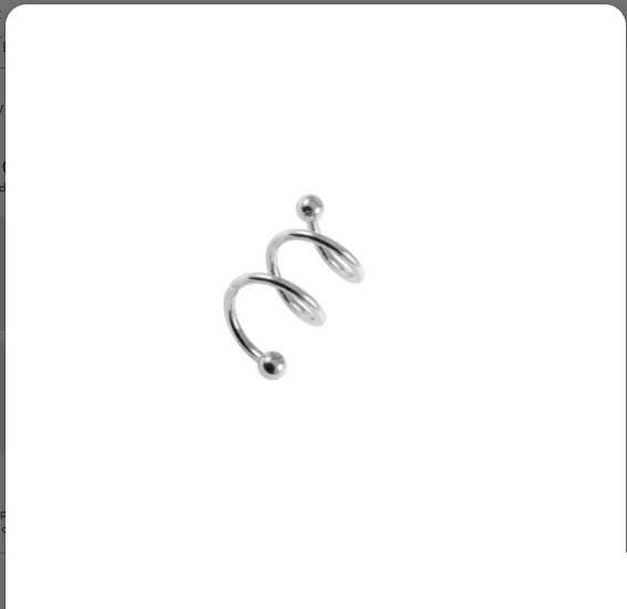 16G Double Twist Industrial Barbell – 316L Surgical Steel, 1-1/4" Total Length