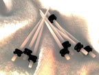 White Acrylic Ear Taper Stretching Kit – 18G to 14G, Sold in Pairs