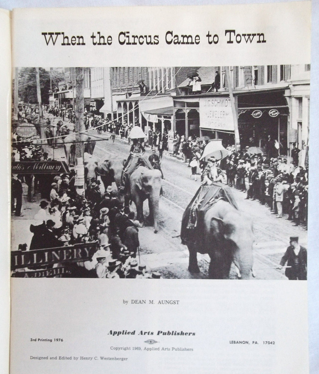 Ringling Bros. & Barnum Bailey Circus Book | "When the Circus Came to Town" | 1969 | Rare Vintage