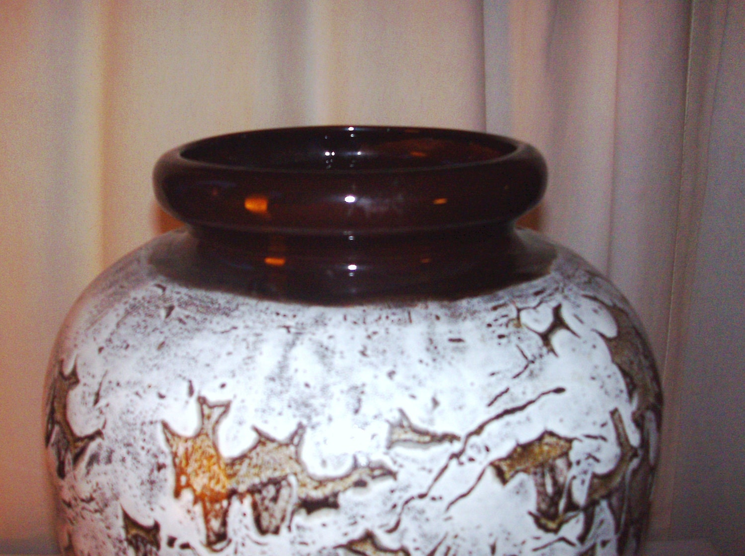 Vintage 1977 Southwestern Studio Art Ceramic Vase – 20", Handcrafted, One of a Kind
