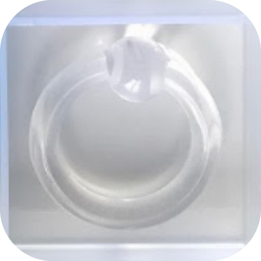 6G Clear Acrylic Captive Bead Ring Retainer – 5/8" ID, Sensitive Skin & Healing Piercings