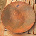 Vintage 1991 Raku Pottery Platter – Signed, Mexican Spice Colors, 19" Wall Hanging or Centerpiece