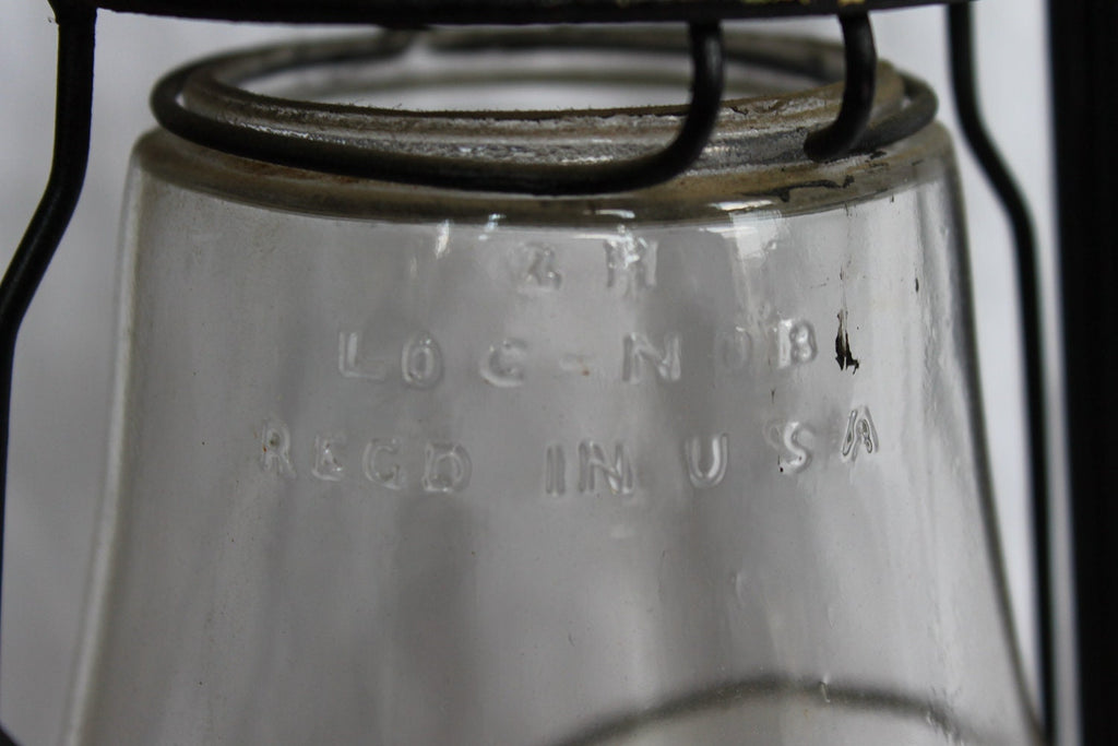 Antique Dietz Victor Kerosene Lantern – 1910–1939, Original Fitzall Globe, 13.5" Tall