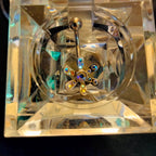 Aurora Borealis Flower Belly Ring – 14G Surgical Steel