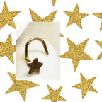 20G Star Nose Screw – 14K Gold Plated over Sterling Silver, Tiny & Dainty