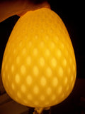 Vintage Italian Murano Glass Pendant Lights – 1950s–60s Honeycomb Globe, Set of 2