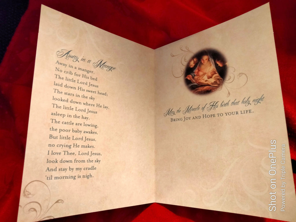 Religious Christmas Cards – 30-Card Assortment, Churches, Angels & Nativity, USA Printed