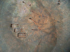 Vintage 1991 Raku Pottery Platter – Signed, Mexican Spice Colors, 19" Wall Hanging or Centerpiece