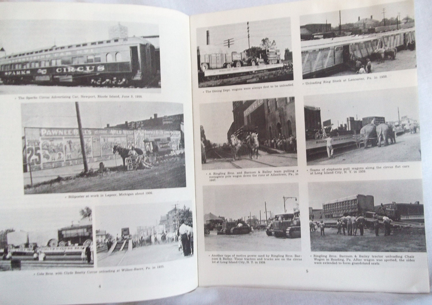 Ringling Bros. & Barnum Bailey Circus Book | "When the Circus Came to Town" | 1969 | Rare Vintage
