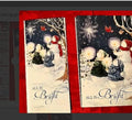 Christmas Card Assortment – 30-Pack Santa, Snowmen & Red Truck, USA Printed