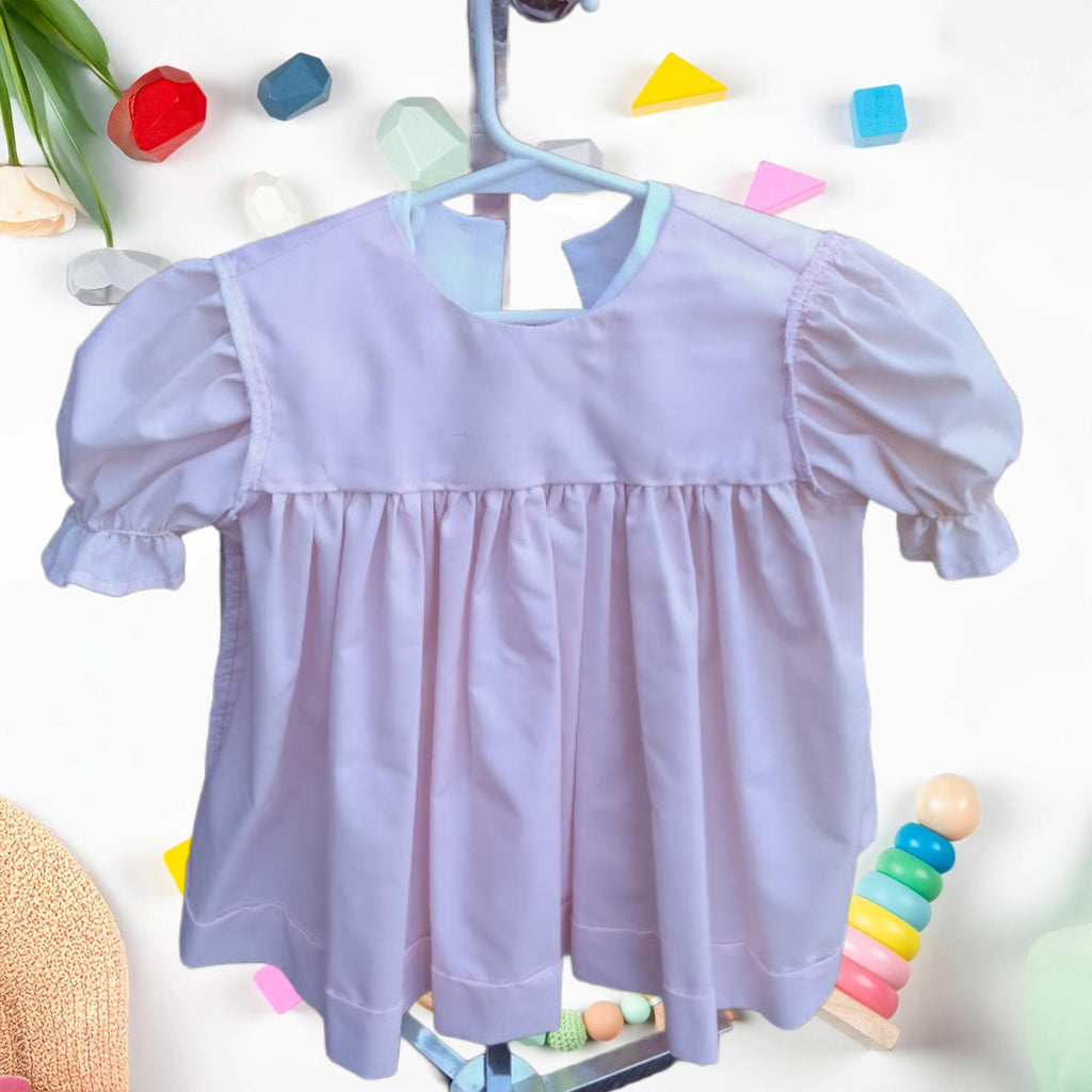 Vintage Handmade Pink Linen Toddler Dress – 2T, Lace Collar & Ribbon Trim