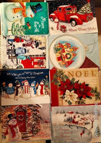 Christmas Card Assortment – 30-Pack Santa, Snowmen & Red Truck, USA Printed